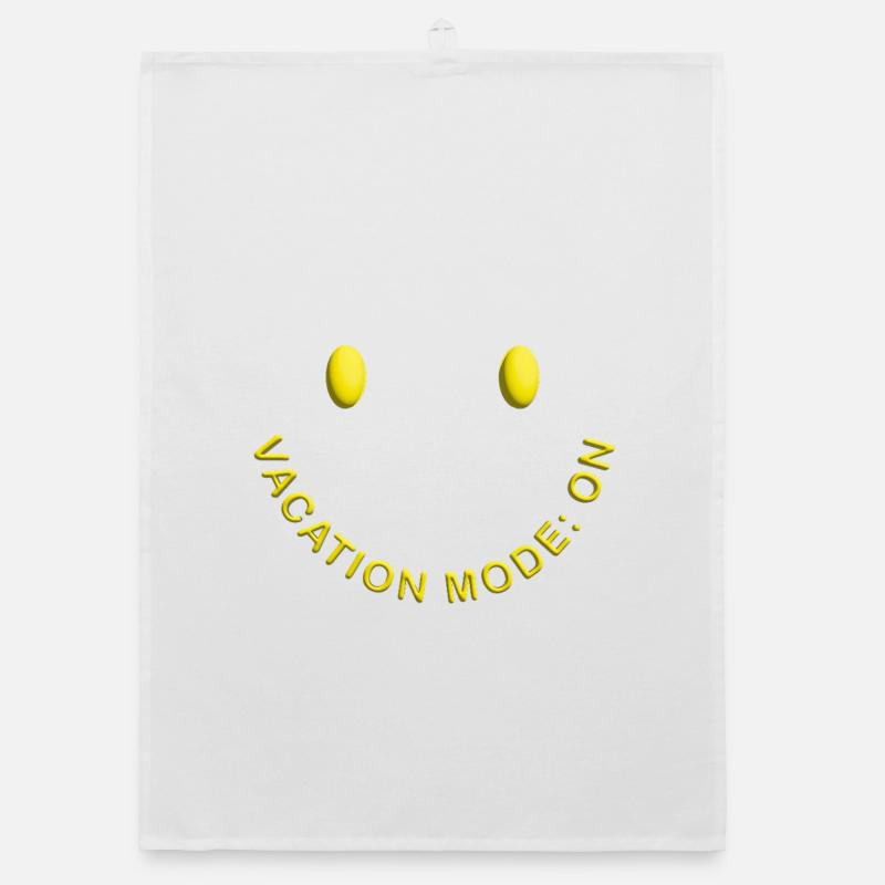 Vacation Mode On Gute Laune Statement Organic Geschirrtuch