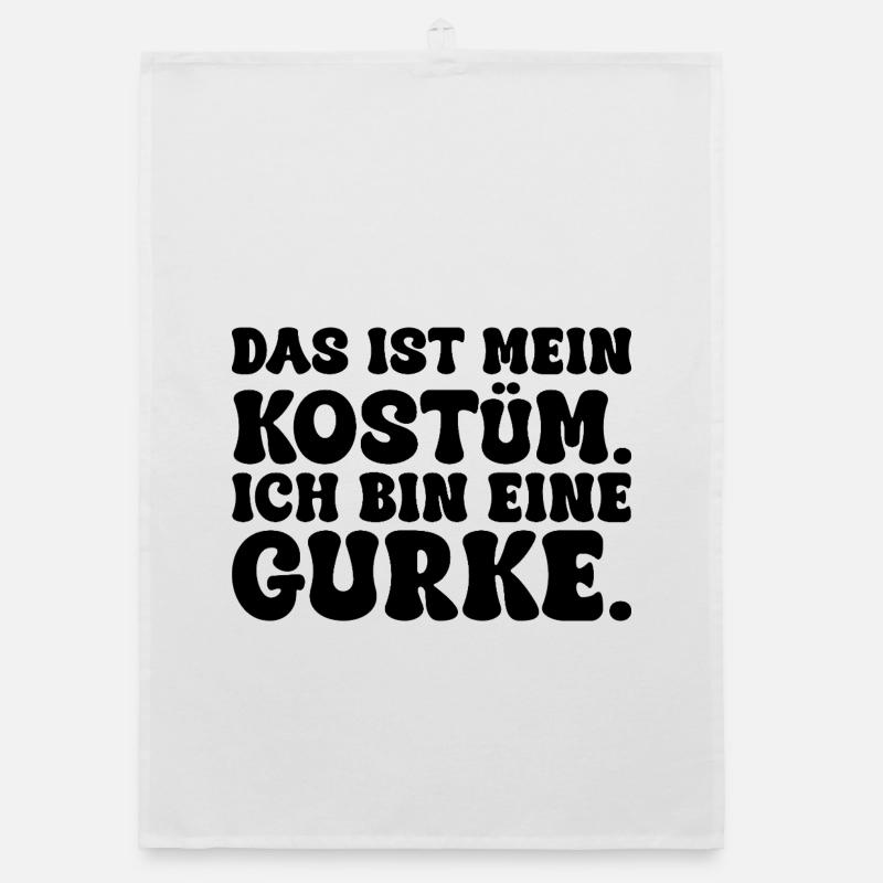 Concombre C’est mon concombre Costume Carnaval Carnaval Torchon bio