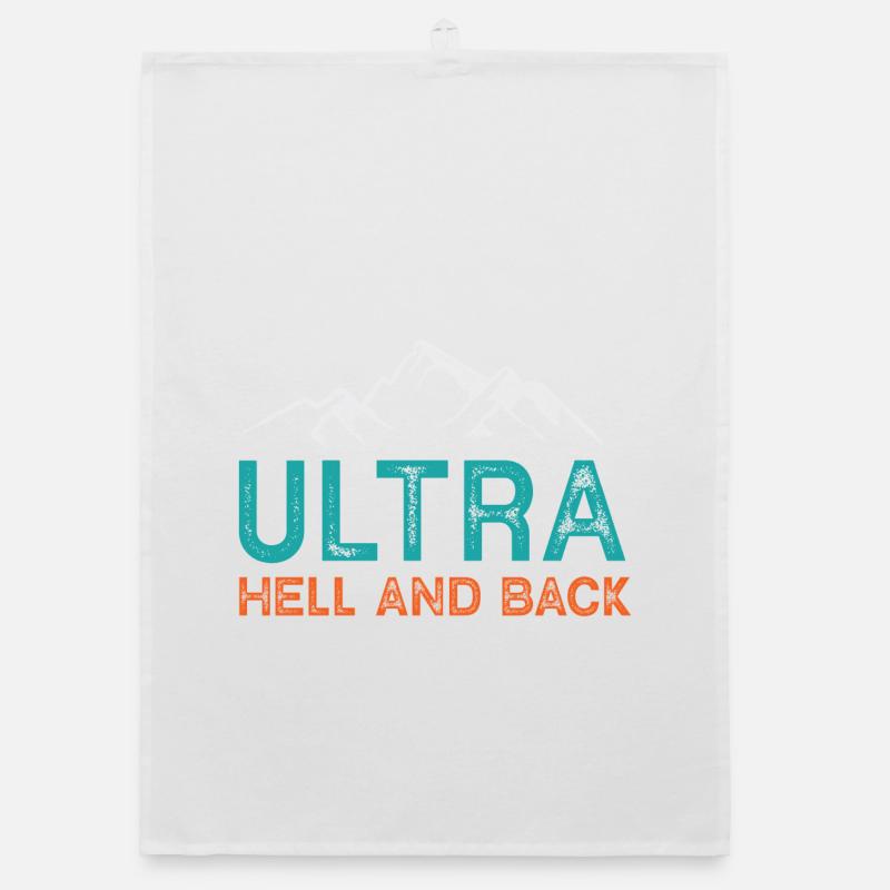 Ultra Running - Hell and Back Organic dish towel
