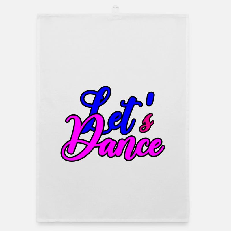 Motivation de danse joyeuse Torchon bio