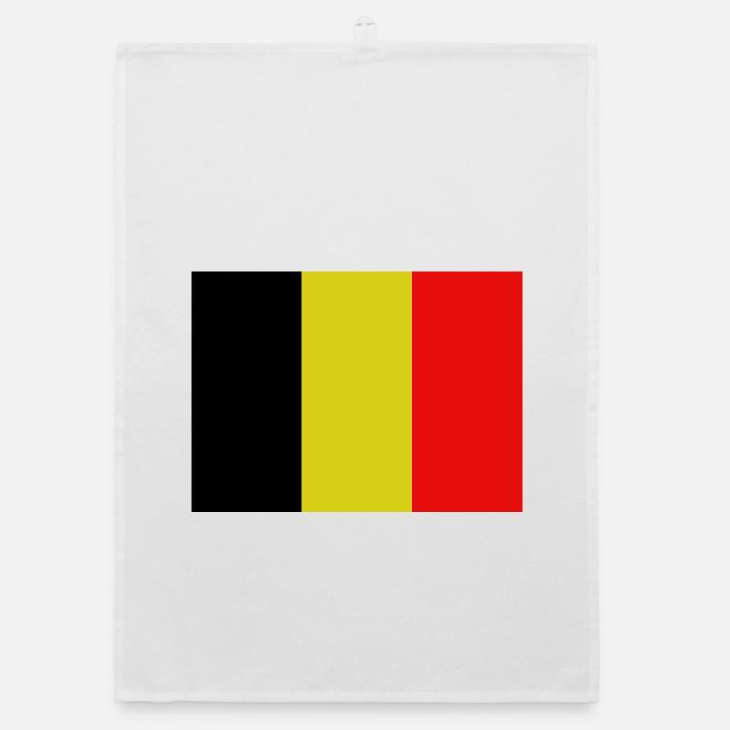 Belgian flag Organic dish towel