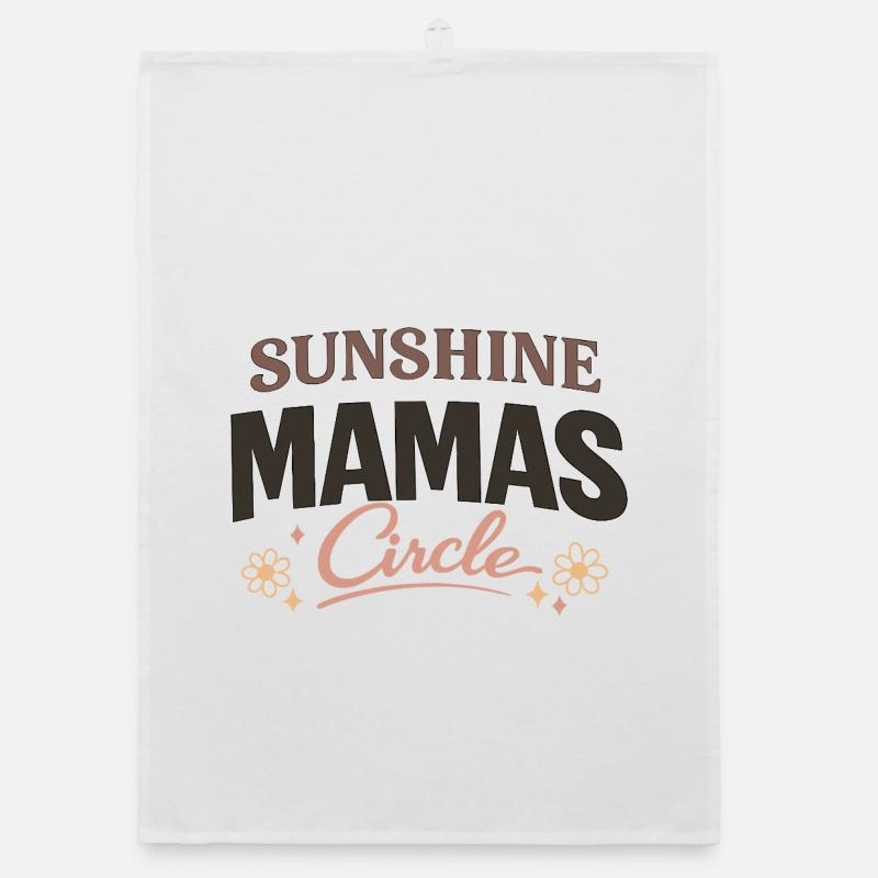 Sunshine Mamas Circle Mama Freundschaft Liebe Organic Geschirrtuch