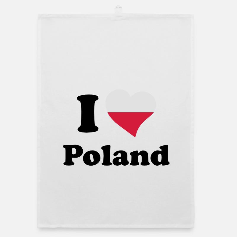 I love Poland Organic dish towel