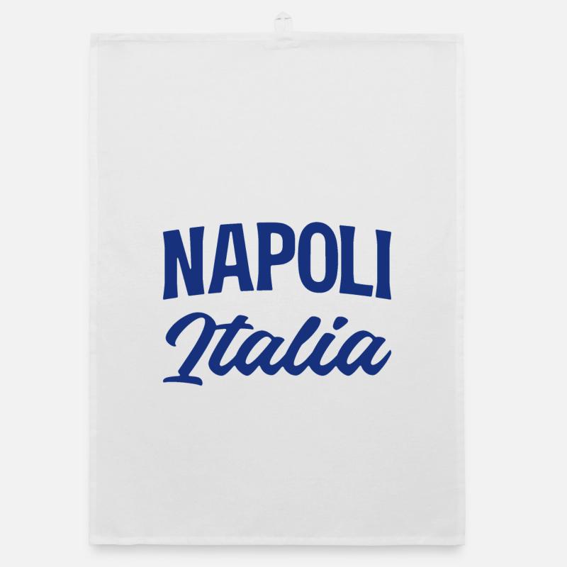 Napoli Italia Script in Blue Torchon bio