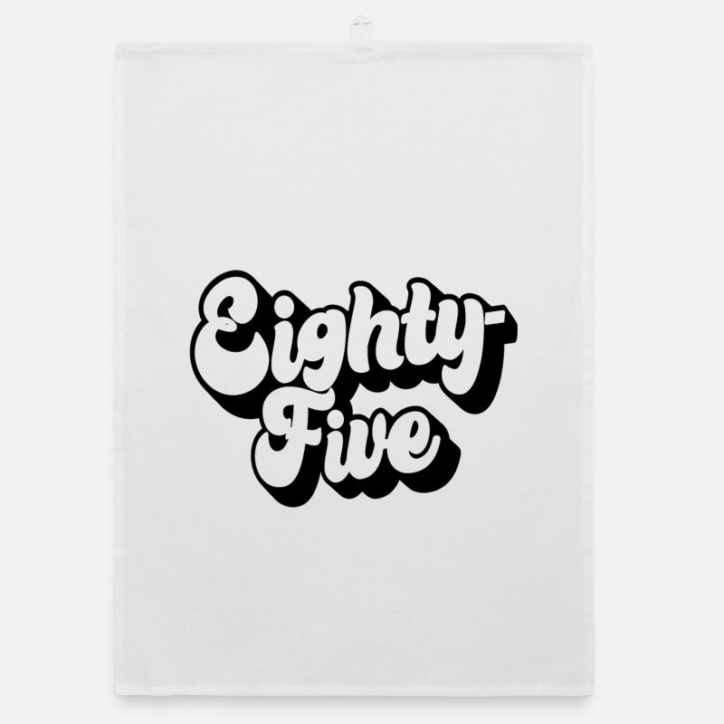 Eighty-five 85th Birthday Men Women 85 Years Old Organic dish towel