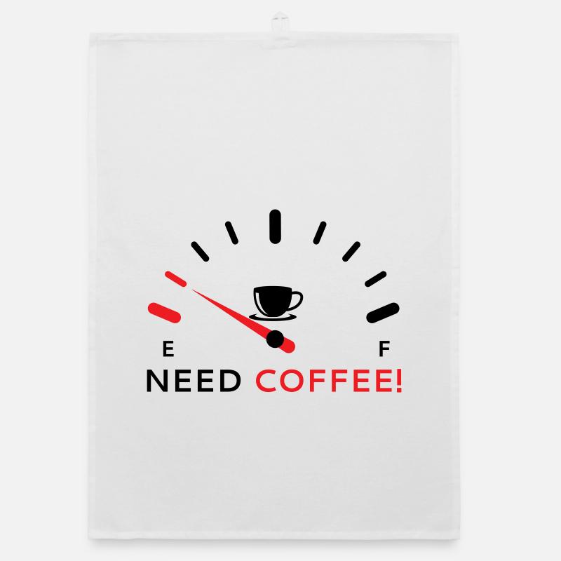 Brauche Kaffee 2 Organic Geschirrtuch