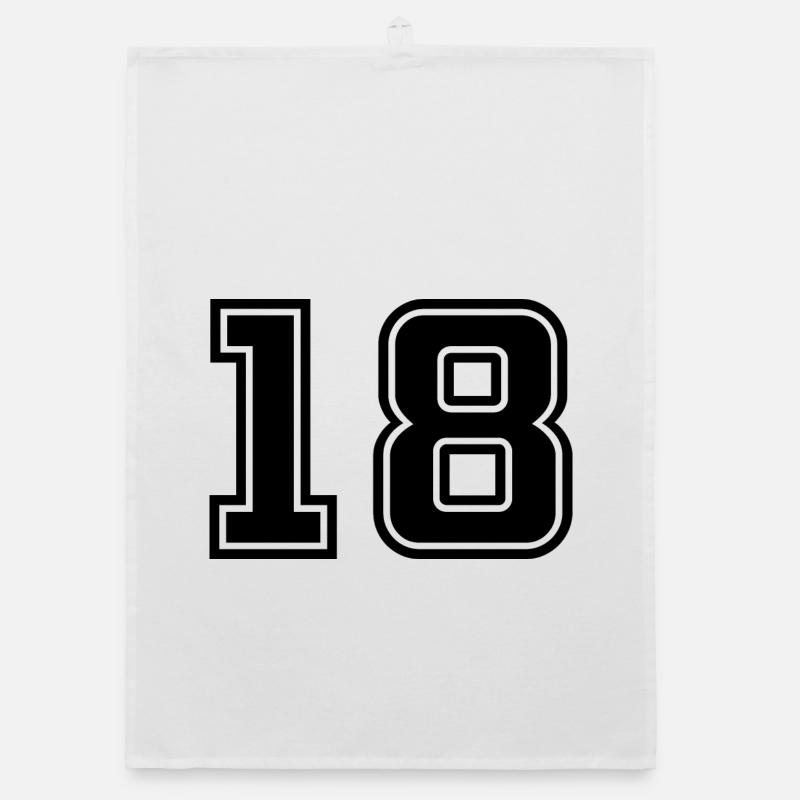 nummer 18 Organic Geschirrtuch