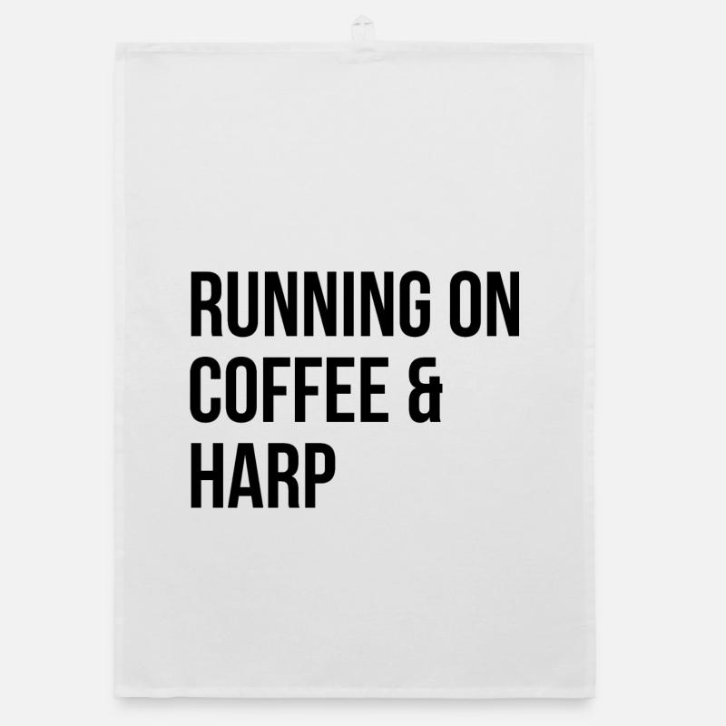 Harfe Harfe Harfe Organic Geschirrtuch