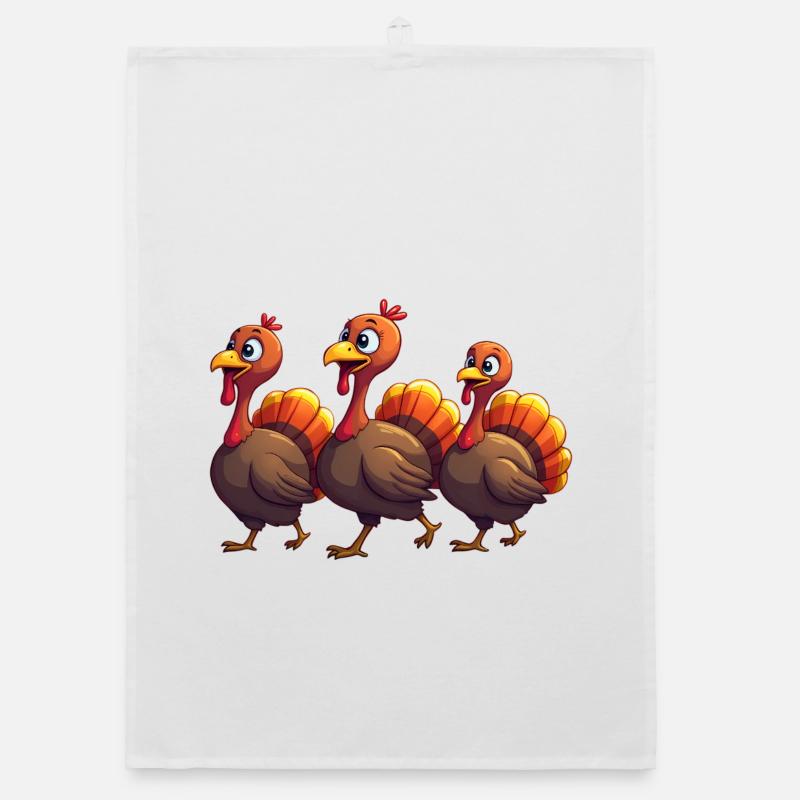 Bébé dinde de Thanksgiving Torchon bio