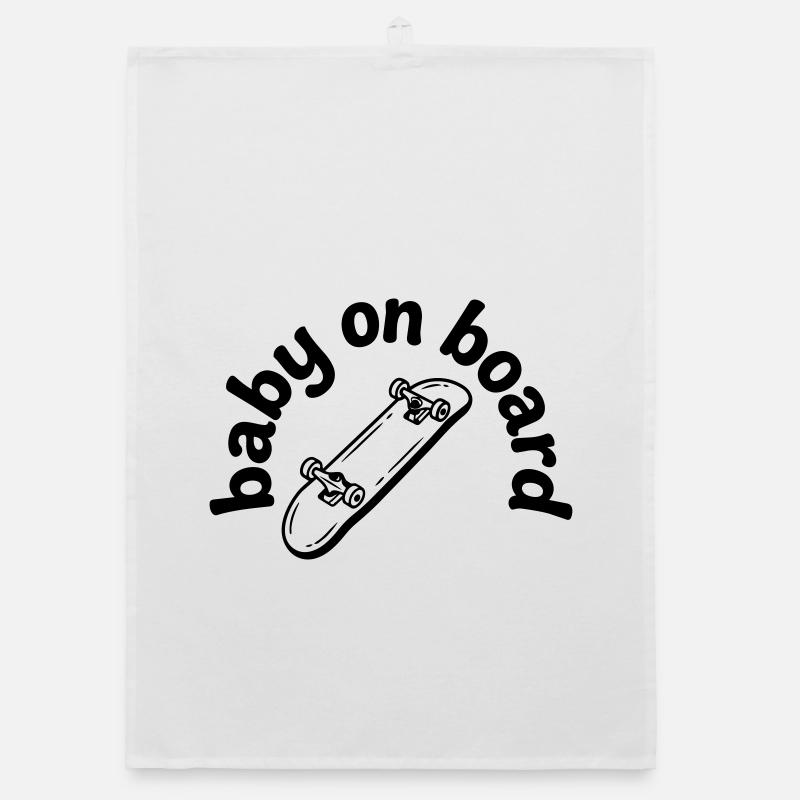 Bébé skateboard Torchon bio