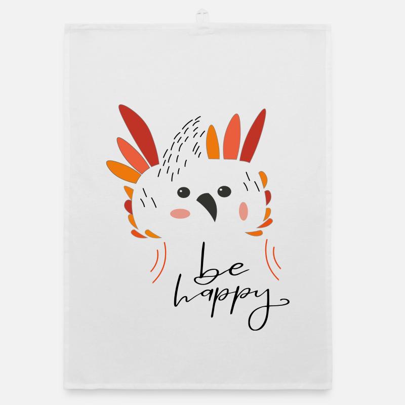 Sois heureux Torchon bio