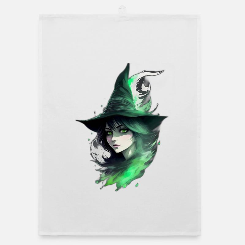 Witch Organic dish towel