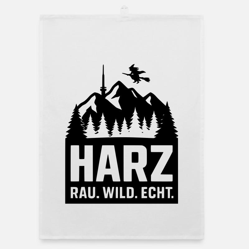 harz wild rau echt Organic Geschirrtuch