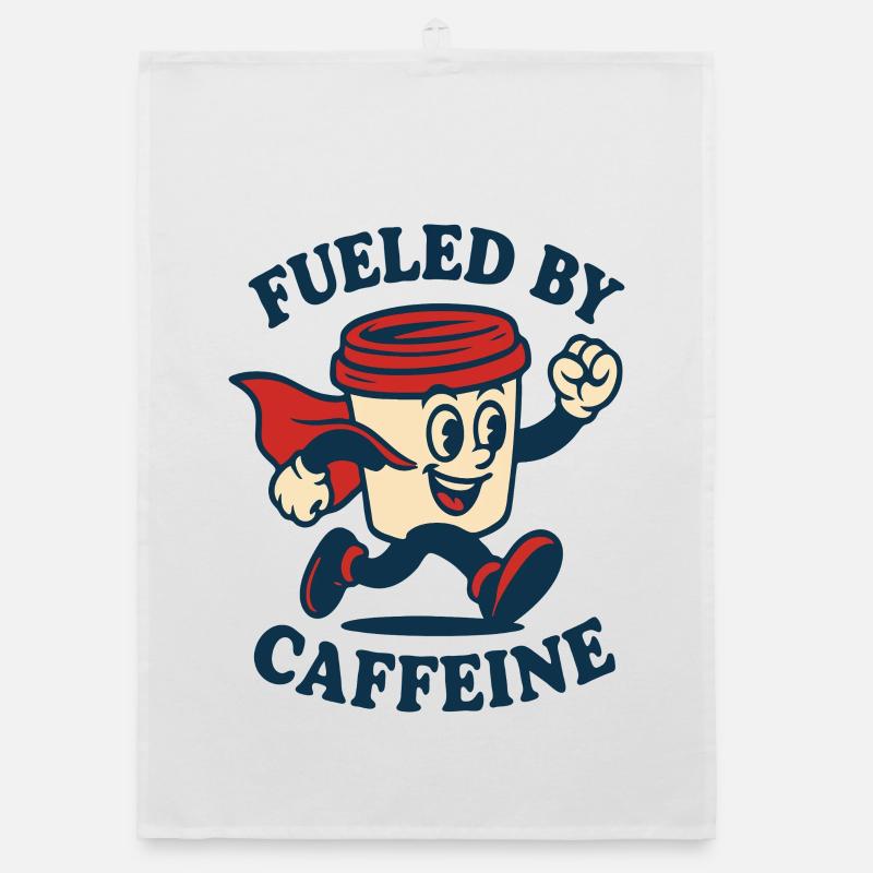 Alimenté par Caffeine Hero Torchon bio