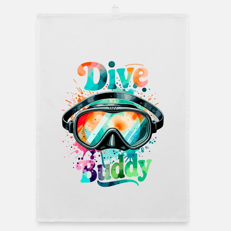 Dive Buddy Taucherbrille Organic Geschirrtuch