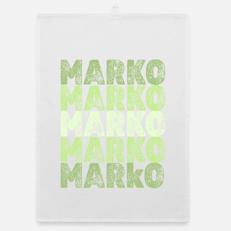 Gift for Marko Organic dish towel