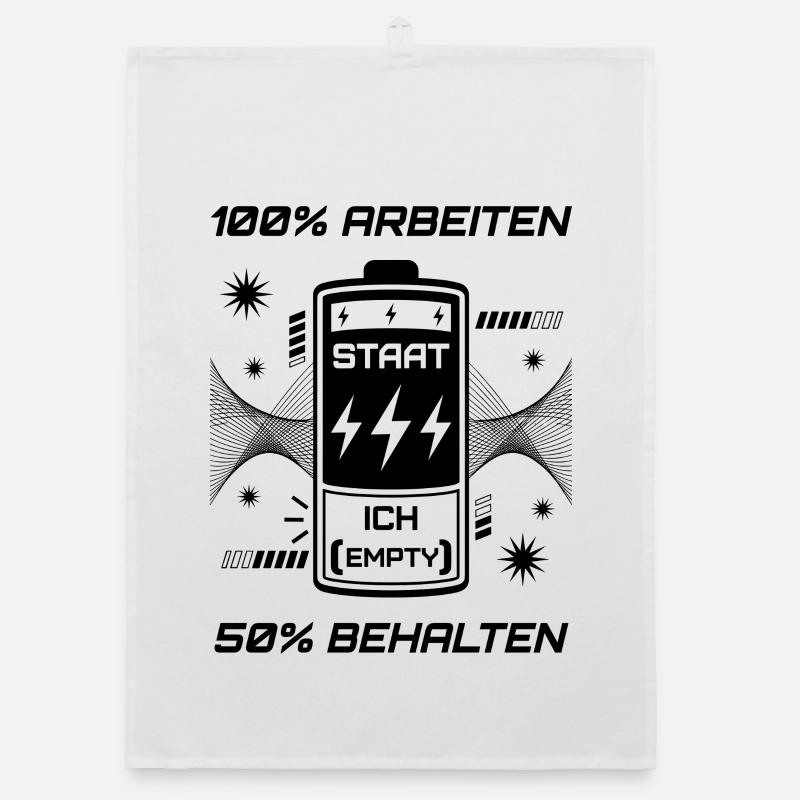 100% Work 50% Keep Organic dish towel
