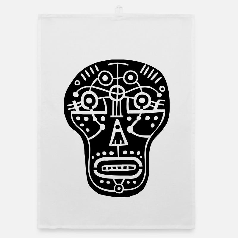 Totenkopf Organic Geschirrtuch