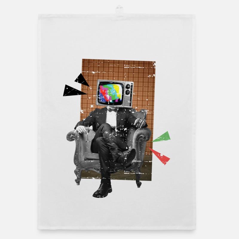 Télévision rétro Torchon bio