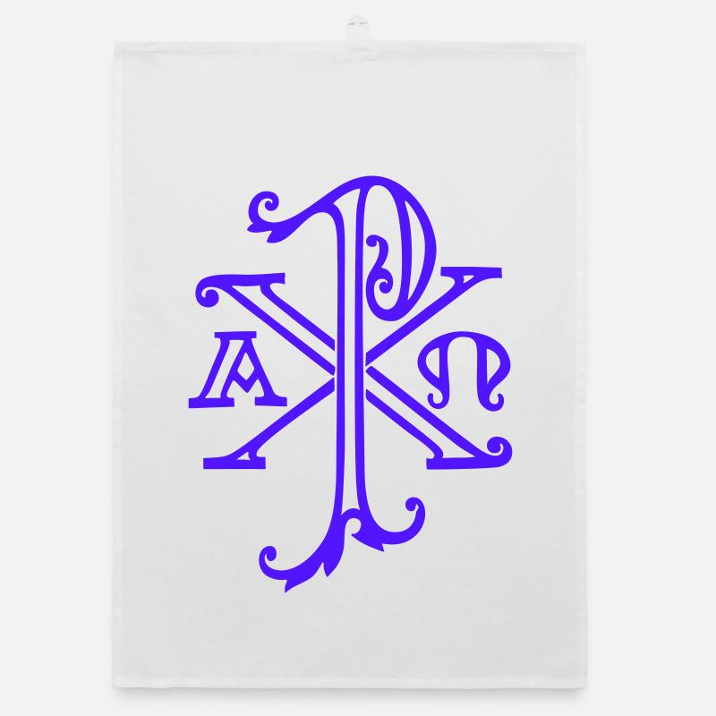 Christusmonogramm Organic Geschirrtuch