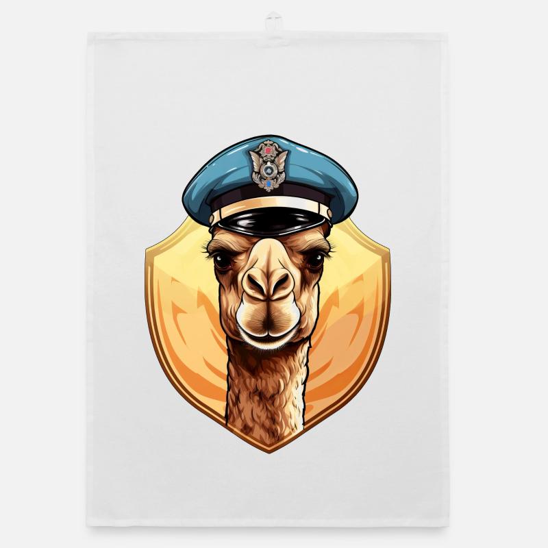 Polizei Kamel Organic Geschirrtuch