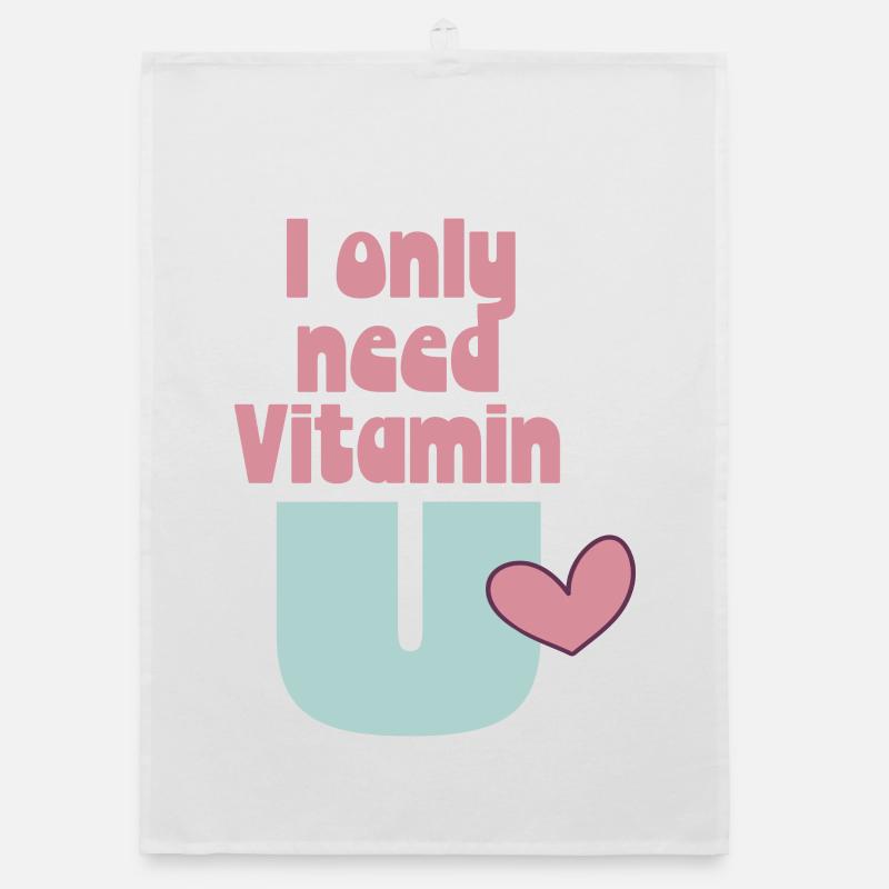 I only need Vitamin U Organic Geschirrtuch