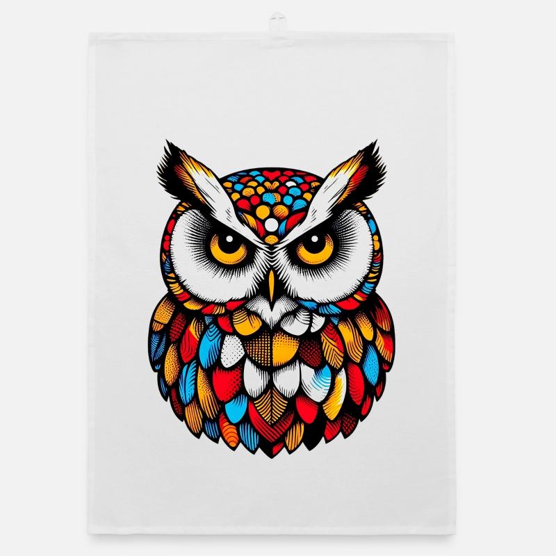 Eule Organic Geschirrtuch