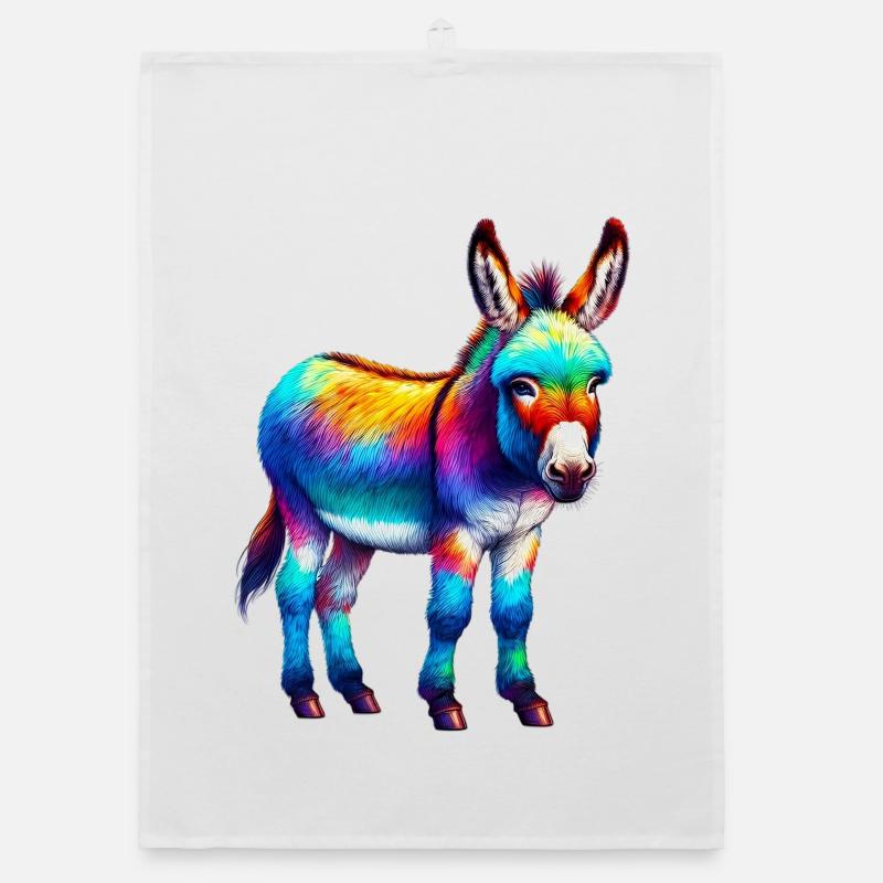 Esel-Maultier Organic Geschirrtuch