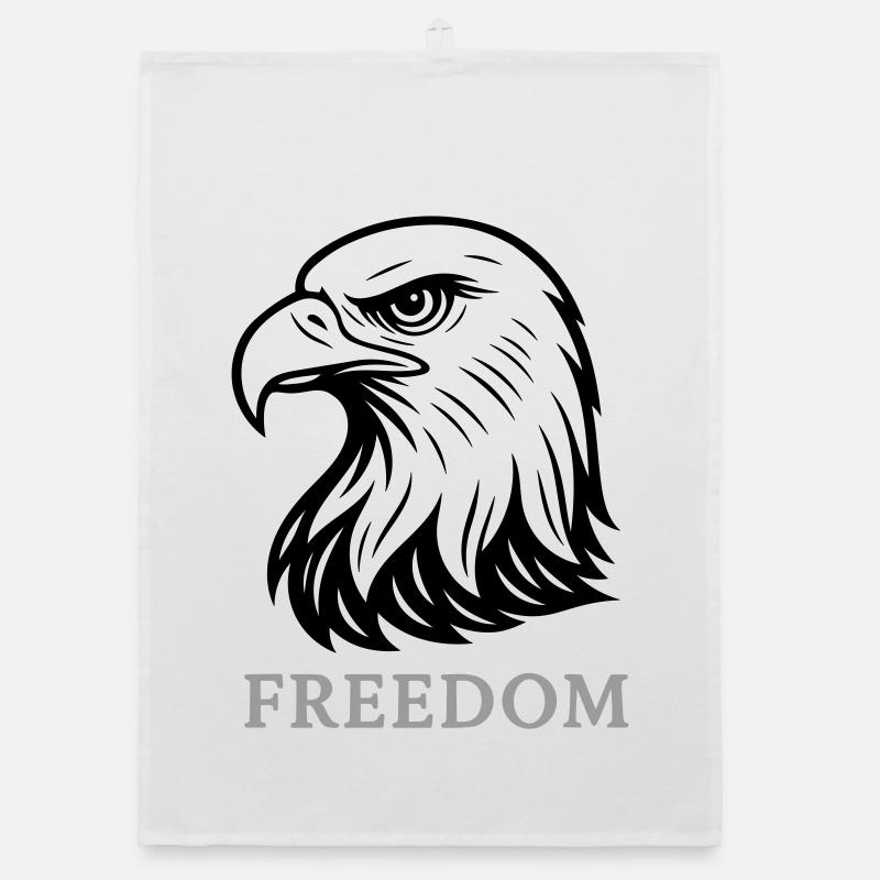 Eagle Head Freedom Organic dish towel