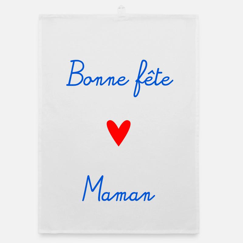 MUTTERTAG. SCHÖNEN MUTTERTAG. MAMA Organic Geschirrtuch