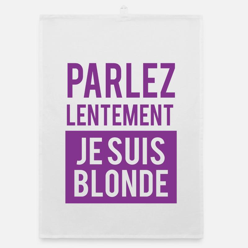 Message de foi en typographie moderne Torchon bio