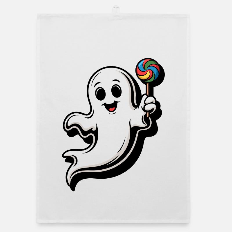 Fröhlicher Geist mit Lollipop Torchon bio