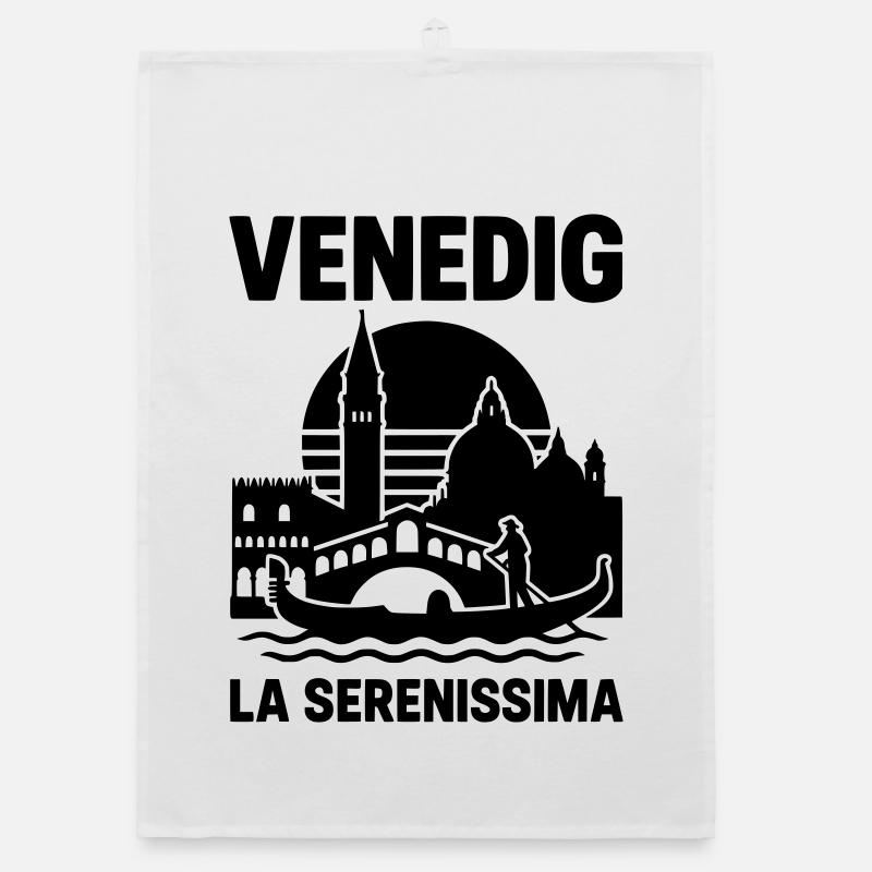 Venice la Serenissima Organic dish towel