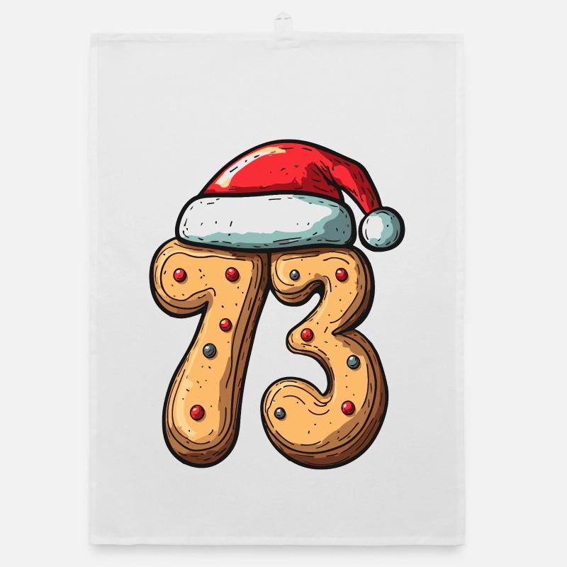 73 Numéro Cookie Noël Torchon bio