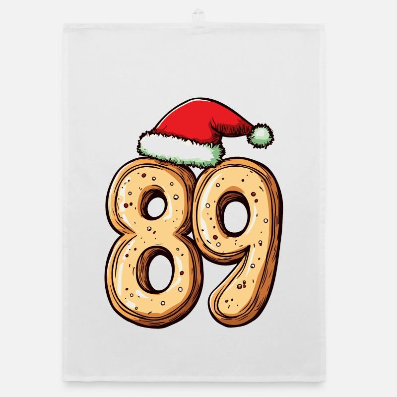 89 Numéro Cookie Noël Torchon bio