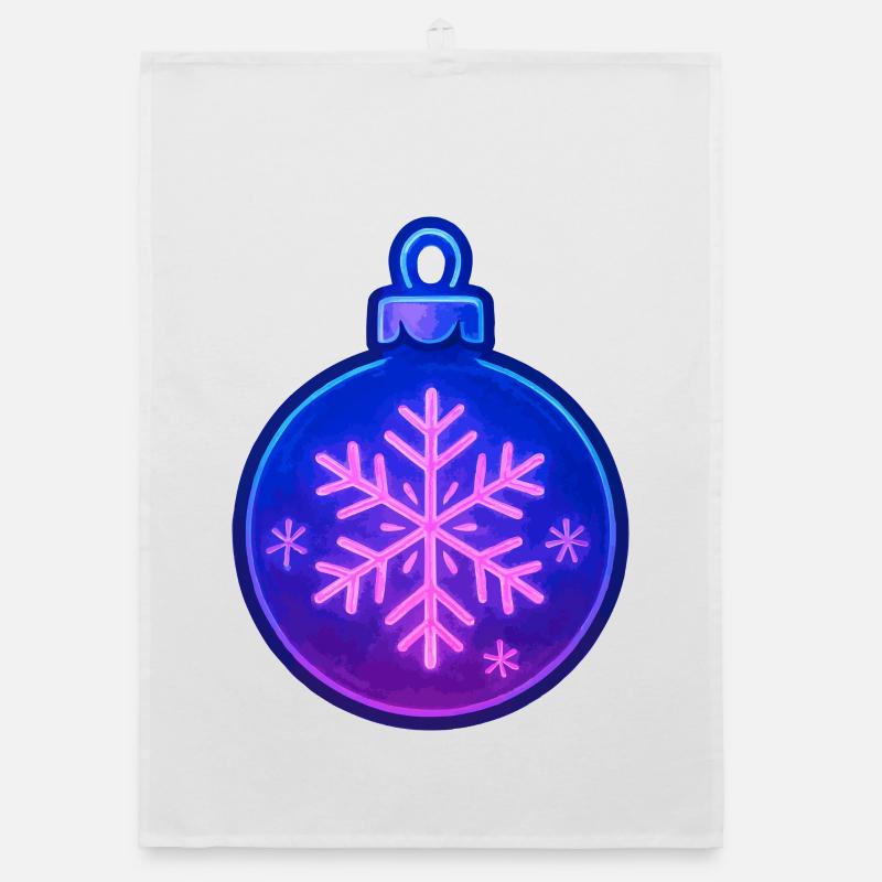 Weihnachtskugel Ornament Organic Geschirrtuch