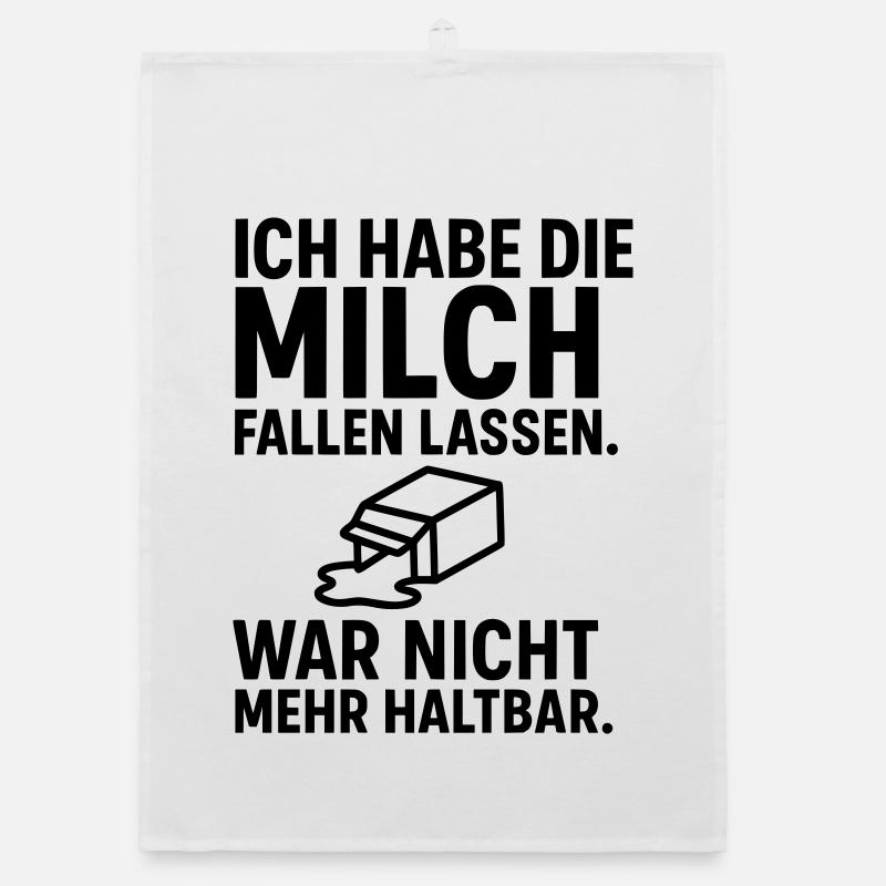 milch fallen lassen haltbar Organic Geschirrtuch