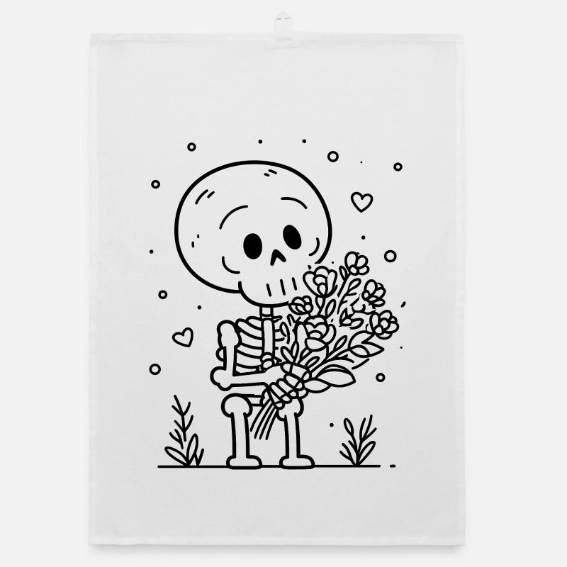 Valentine Skeleton Torchon bio
