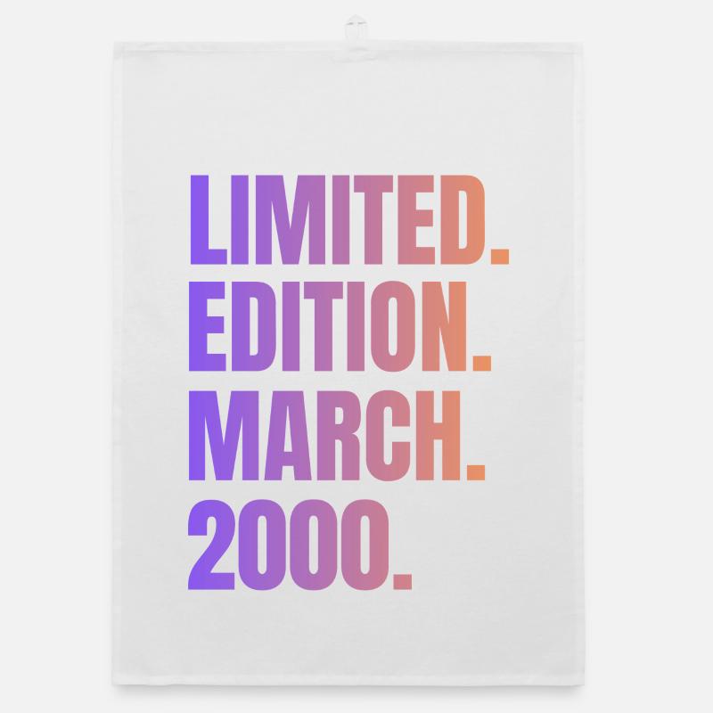 Édition Limitée Mars 2000 Torchon bio