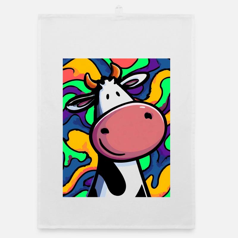 cow Organic dish towel
