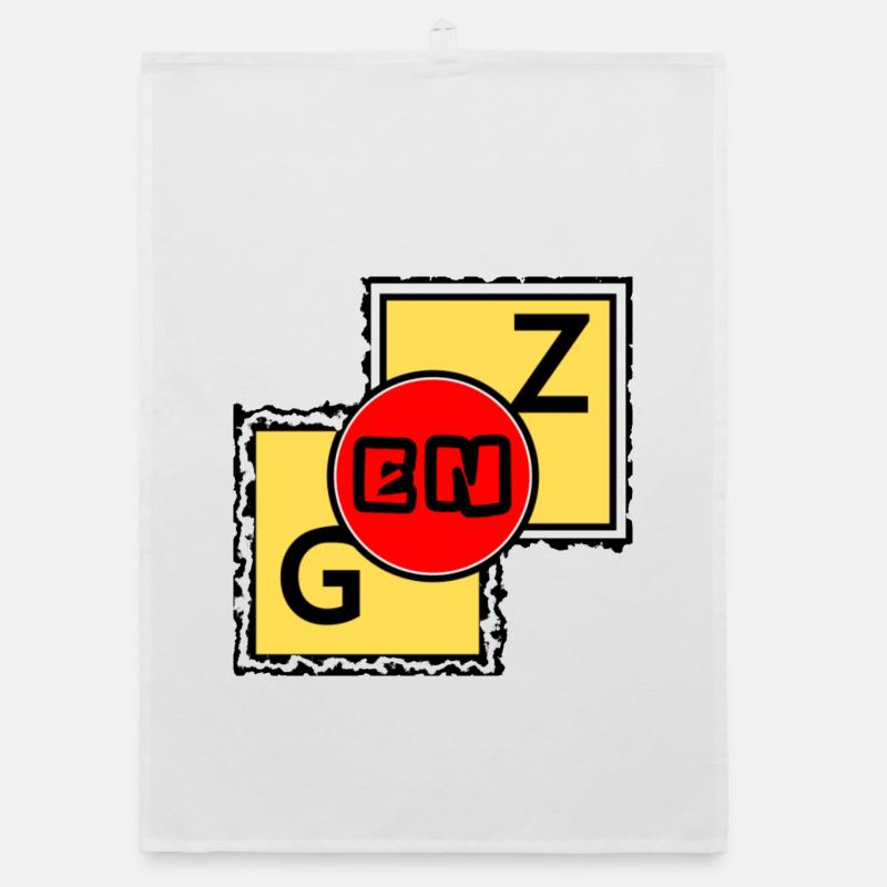 GEN Z Blocks Organic dish towel