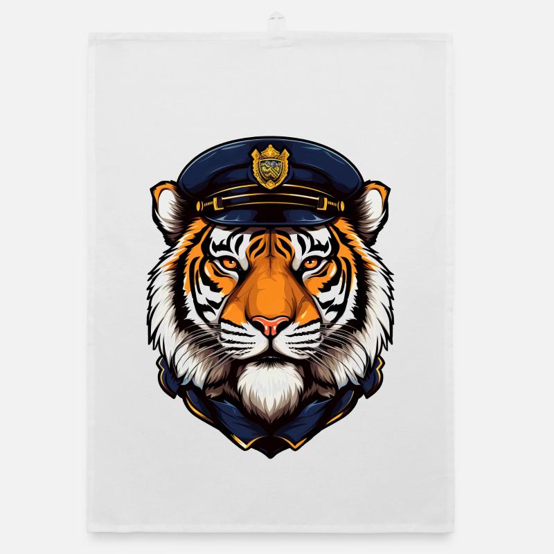 Tiger Polizei Organic Geschirrtuch