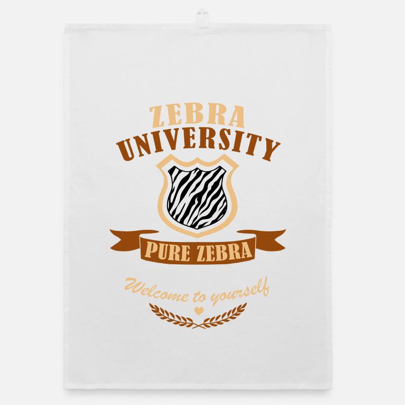 Zebra-Diplom Organic Geschirrtuch