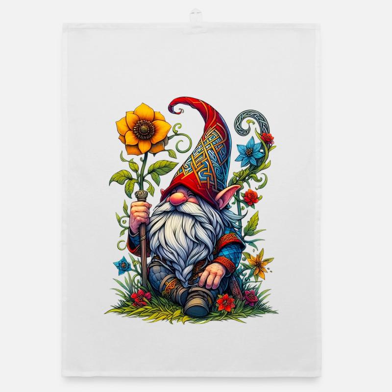Gnom-Goblin-Elf Organic Geschirrtuch