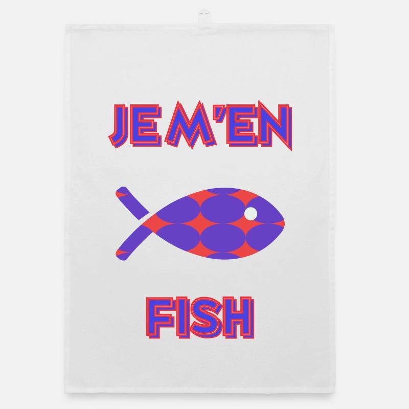 FISH. HUMOR. FISH Organic dish towel