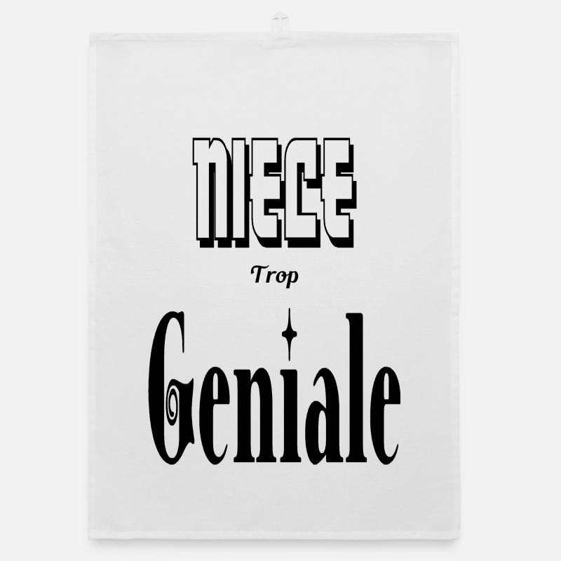 Nièce Trop Génial Torchon bio
