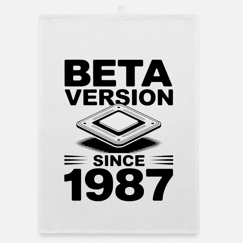 Futuristic Microchip Printing Design Organic dish towel