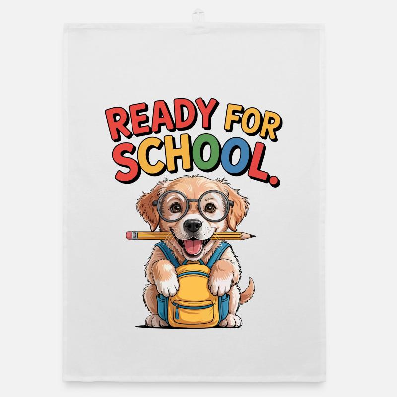 School Pup Organic dish towel