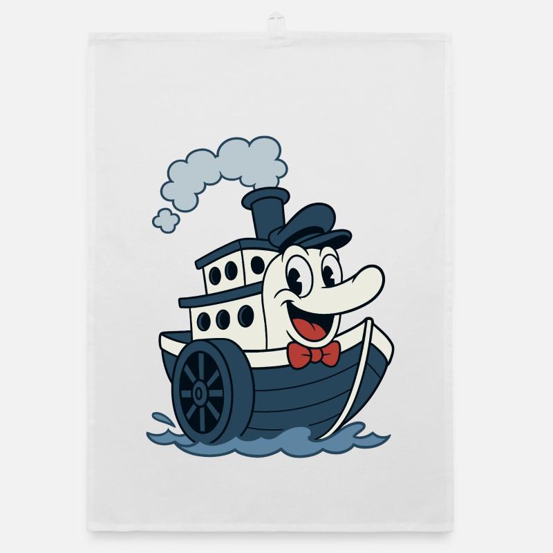 Super bateau vintage old bd style Torchon bio