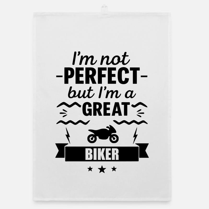 Not perfect but a great motorcyclist Organic dish towel